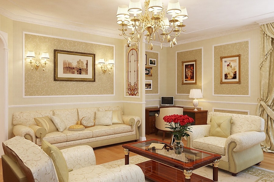classic design of the apartment6