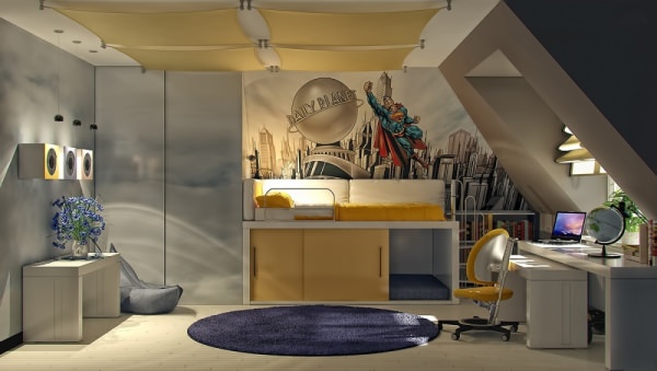 kimnata yarkogo dizayna kimnati ditini 11